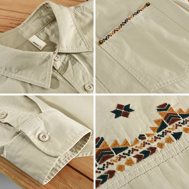 Ashton™ Embroidered Overshirt