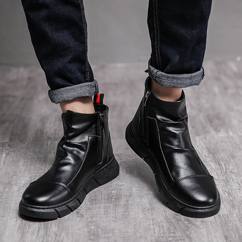 Milo™ Ruched Leather Boots