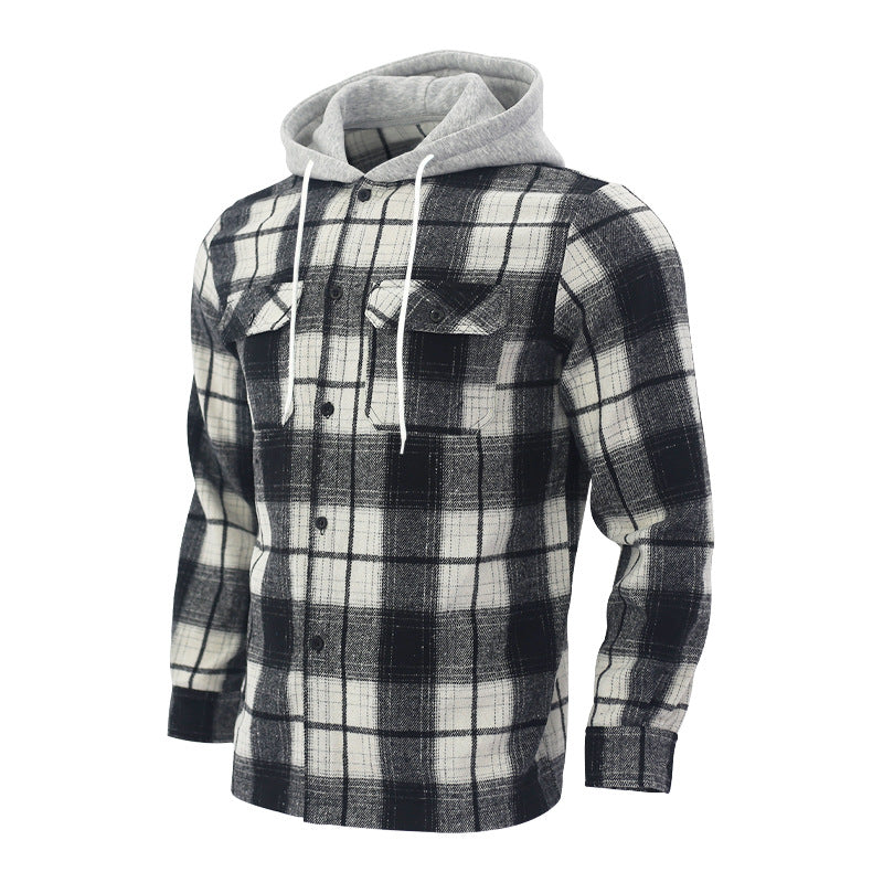 Bryson™ Check Hooded Shirt