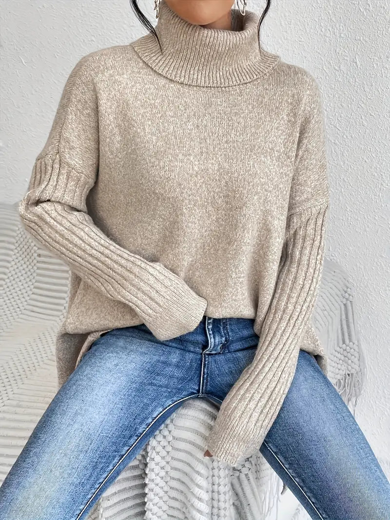 Melanie™ Long Turtleneck Sweater