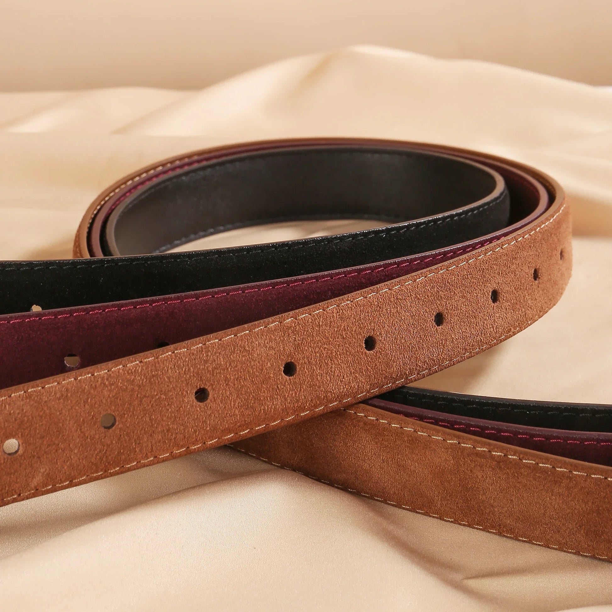 Lizzy Suede Leather Belt