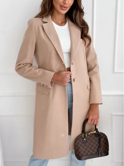 Alaia™ | Sleek Wool Overcoat