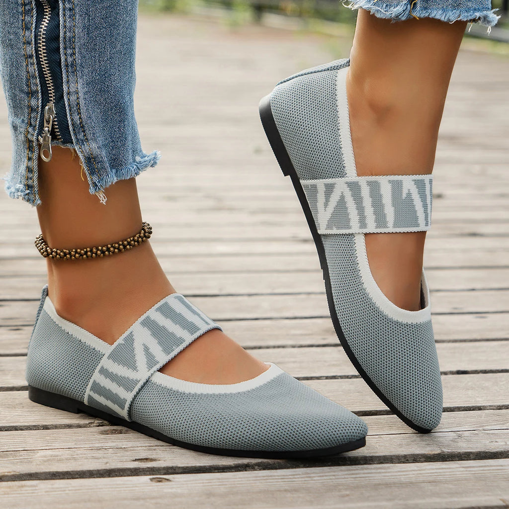 Amelia™ Modern Striped Flats