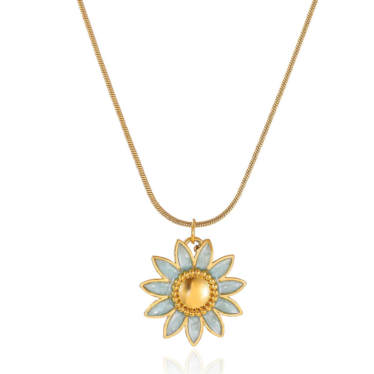 Maddison Sunflower Pendant Necklace