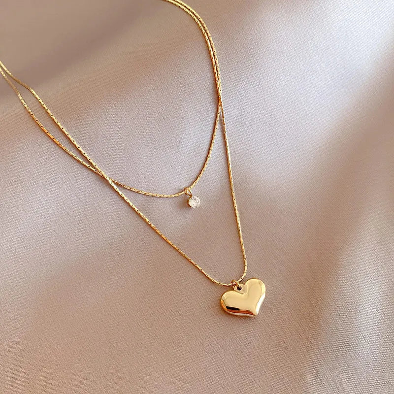 Celene™ Modern Heart Necklace