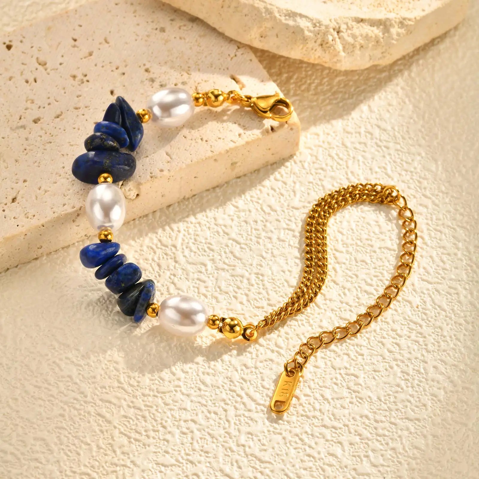 Hazel Pearl Chain Bracelet