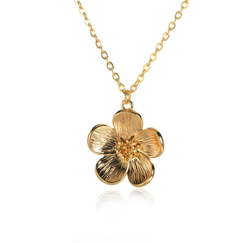Maddison Sunflower Pendant Necklace