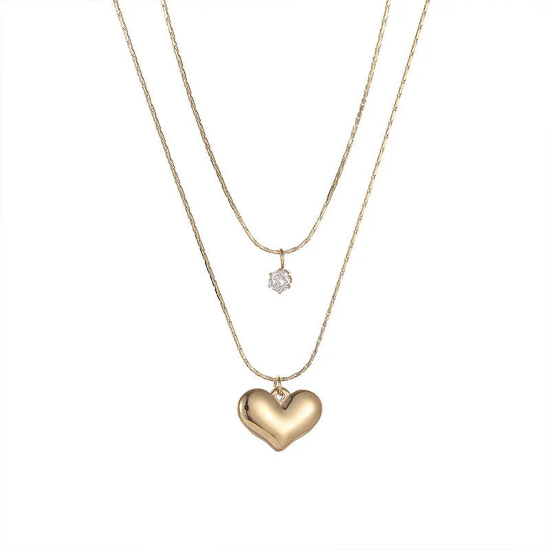 Celene™ Modern Heart Necklace