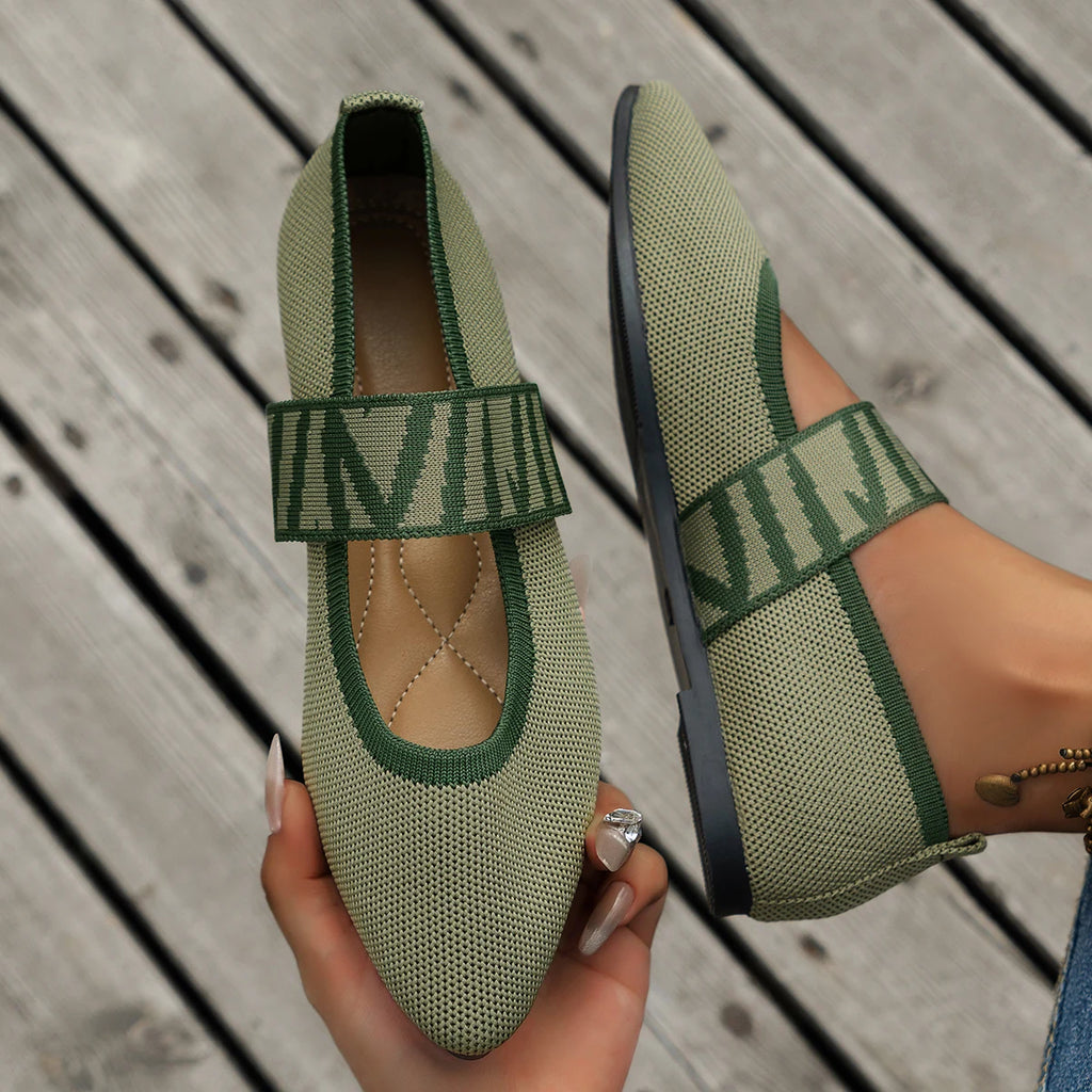 Amelia™ Modern Striped Flats