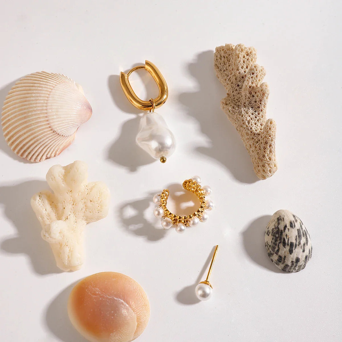 Annie Pearl Earring Set