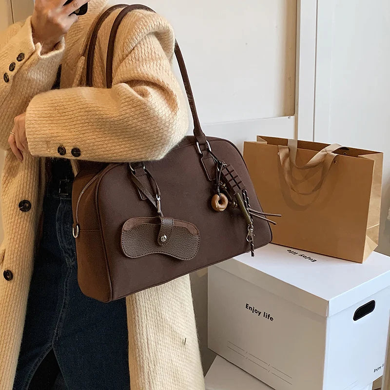 Zyra™ Luxe Suede Bag