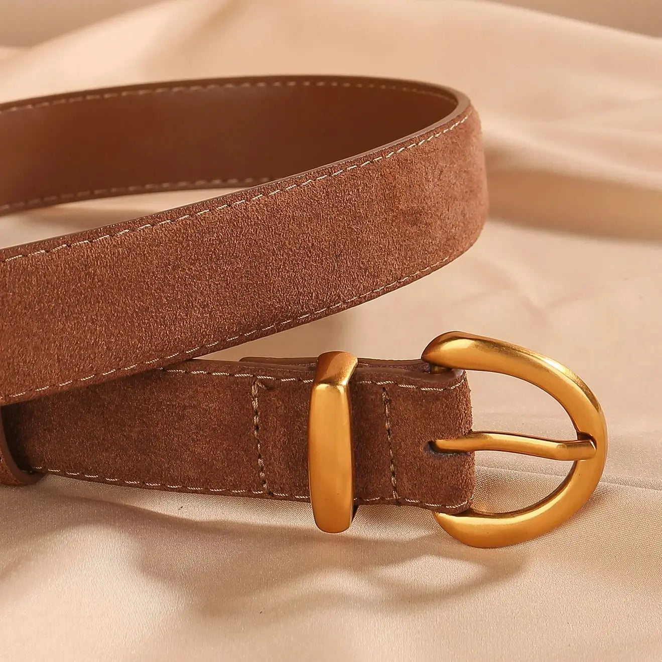 Lizzy Suede Leather Belt